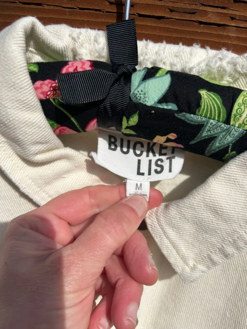 Bucket List Sarah Jumpsuit Tan Button-Up Denim Utility Jumpsuit size medium - Picture 6 of 16